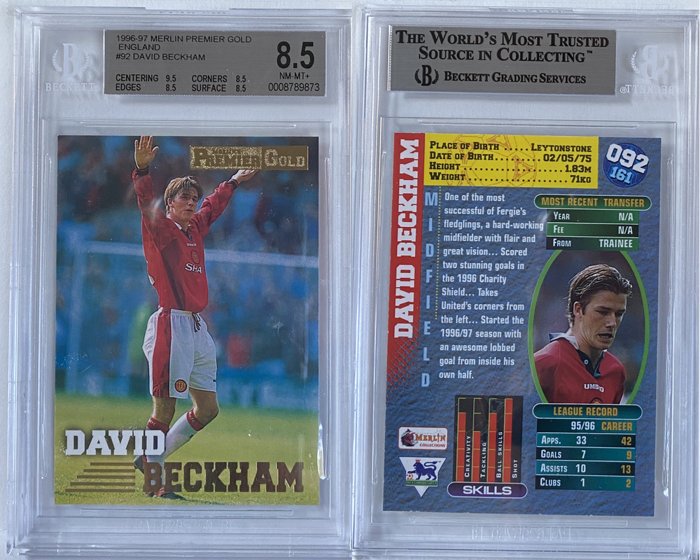 Manchester United Class of 92 Rookie Soccer Cards — Autonomously 